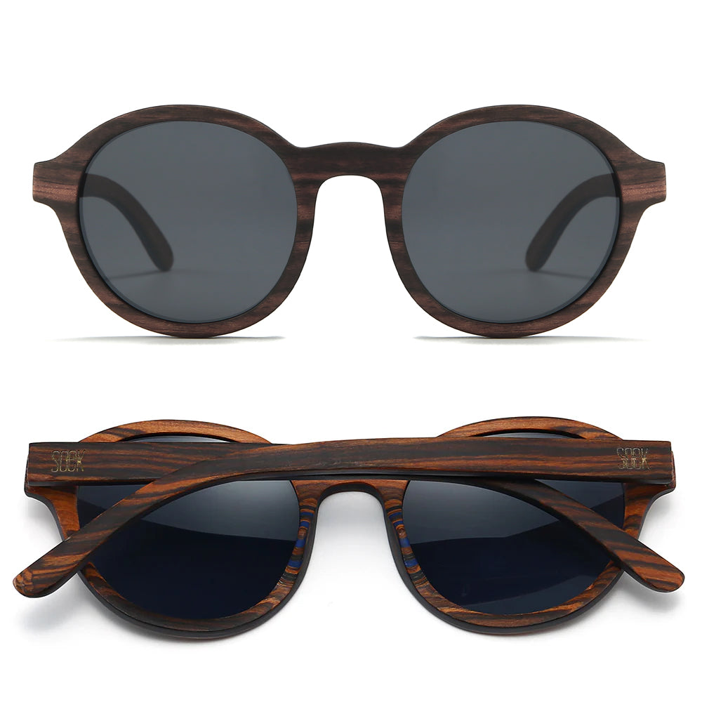 WANDERER Oak wooden Frame l  Polarised Lens - Soek Fashion Eyewear Australia