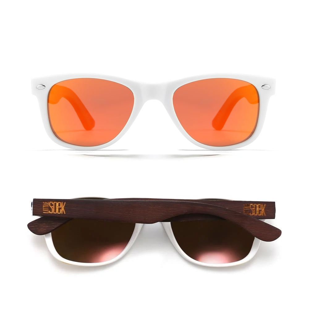LITTLE BELLS KIDS Sunnies l Red Polarised Lens l Age 7-10 - Soek Fashion Eyewear Australia