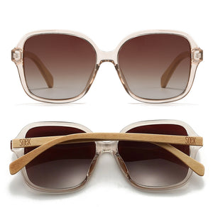 SCARLETT CHAMPAGNE Brown Gradient Lens l Maple Arms - Soek Fashion Eyewear Australia