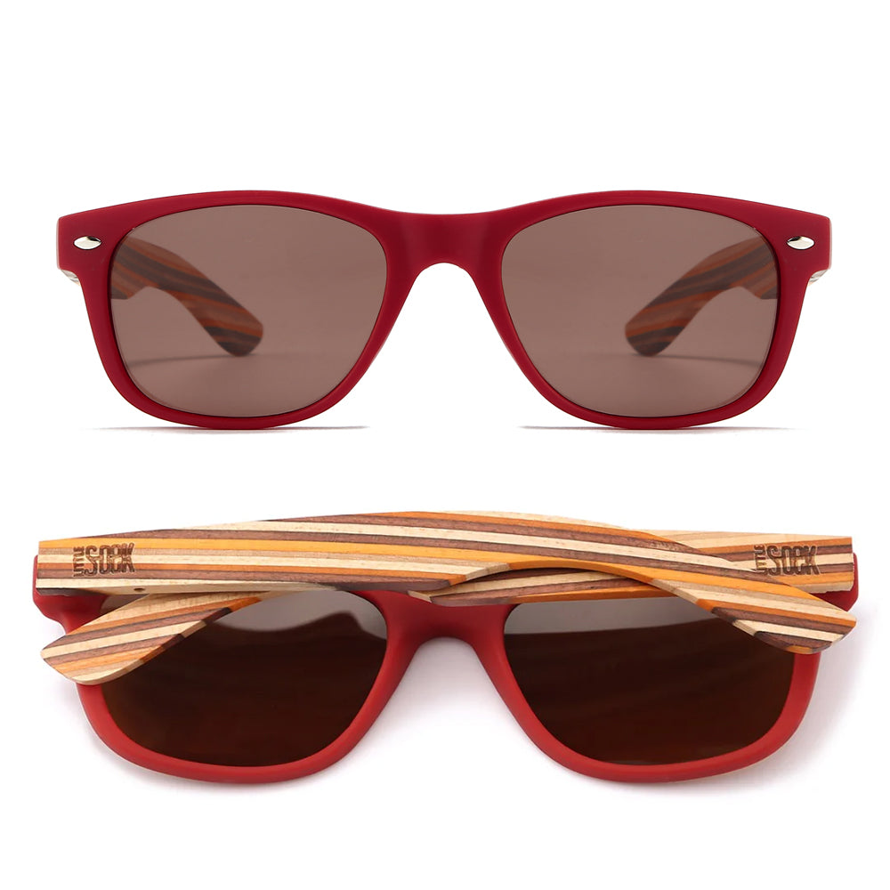 LITTLE AVALON KIDS Red Sunnies l Polarised Lens - Age 7-10 - Soek Fashion Eyewear Australia