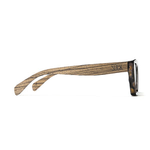 NILAA HONEY TORT l Graduated Brown Lens l Walnut Arms - Soek Fashion Eyewear Australia