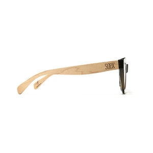 ZAHRA KHAKI l Wooden Blue Light Magnifying Reader - Soek Fashion Eyewear Australia