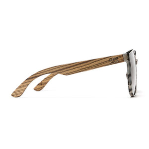 BELLA IVORY TORTOISE l Black Graduated Lens l Walnut Arms - Soek Fashion Eyewear Australia