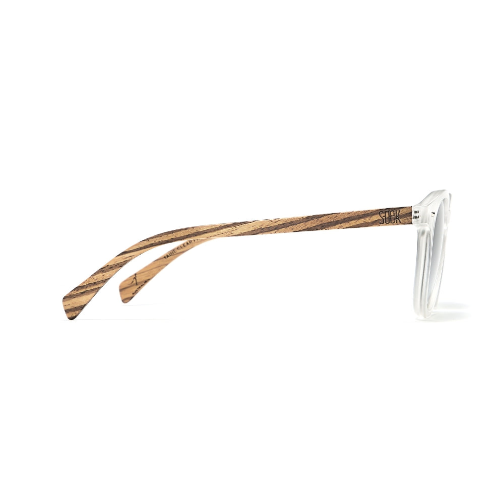TAINE FROST Khaki Lens l Walnut Arms - Soek Fashion Eyewear Australia