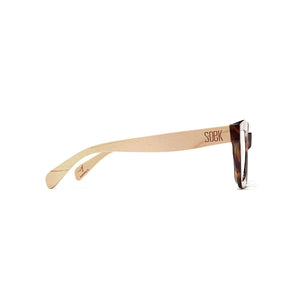 ZAHRA TOFFEE l Wooden Blue Light Magnifying Reader - Soek Fashion Eyewear Australia