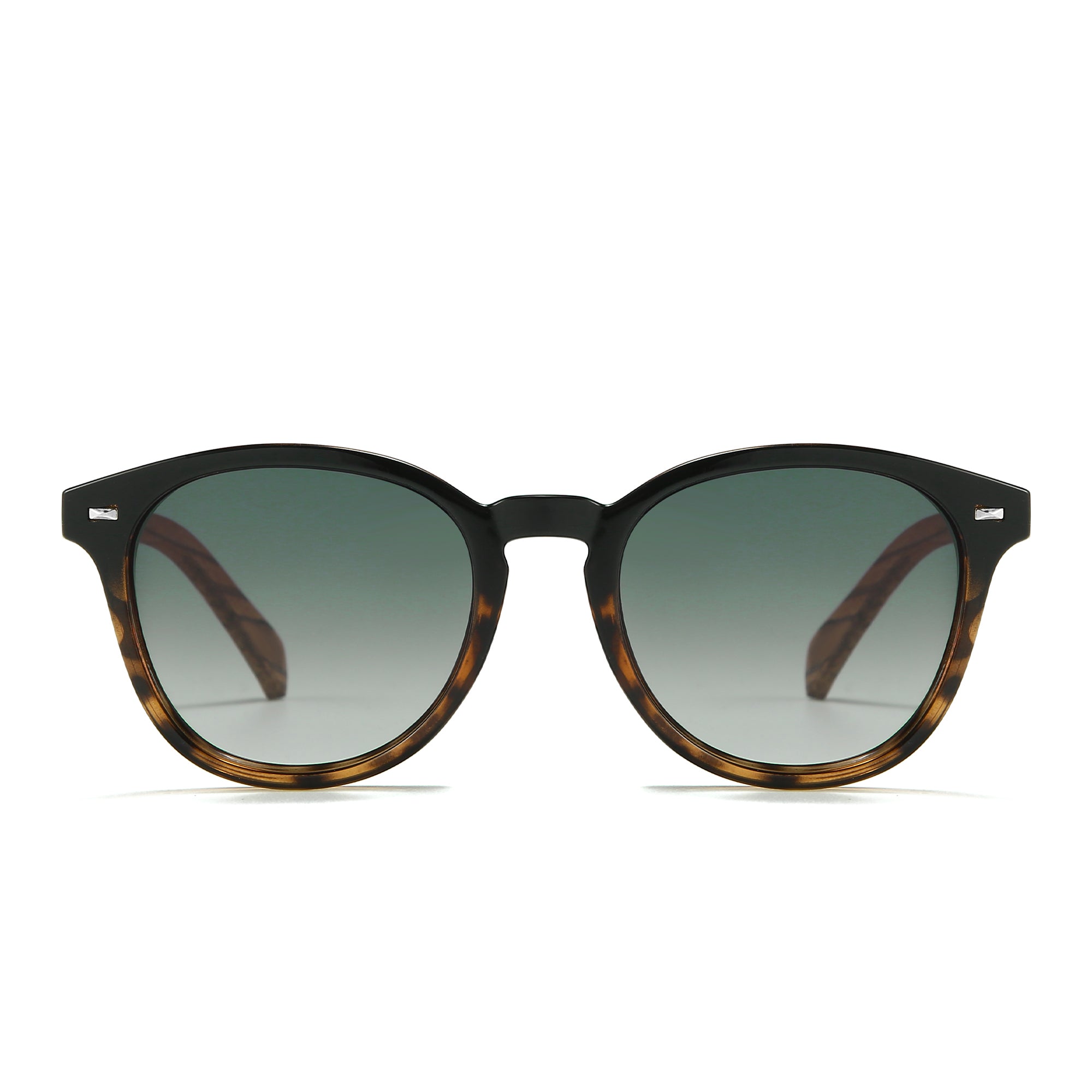 TAINE BLACK TORT  Khaki Lens l Walnut Arms - Soek Fashion Eyewear Australia