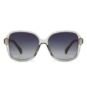 SCARLETT GREY MIST Grey Lens l Walnut Wood Arms - Soek Fashion Eyewear Australia