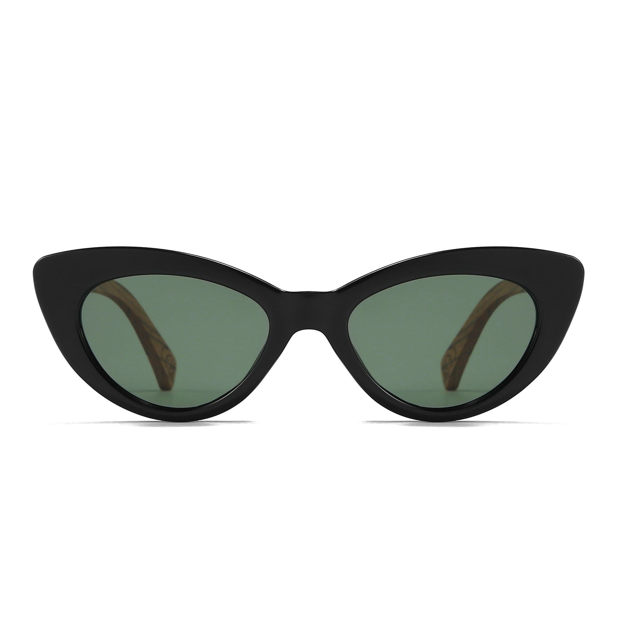 SAVANNAH MIDNIGHT  Black Gradient Lens l Walnut Arms - Soek Fashion Eyewear Australia
