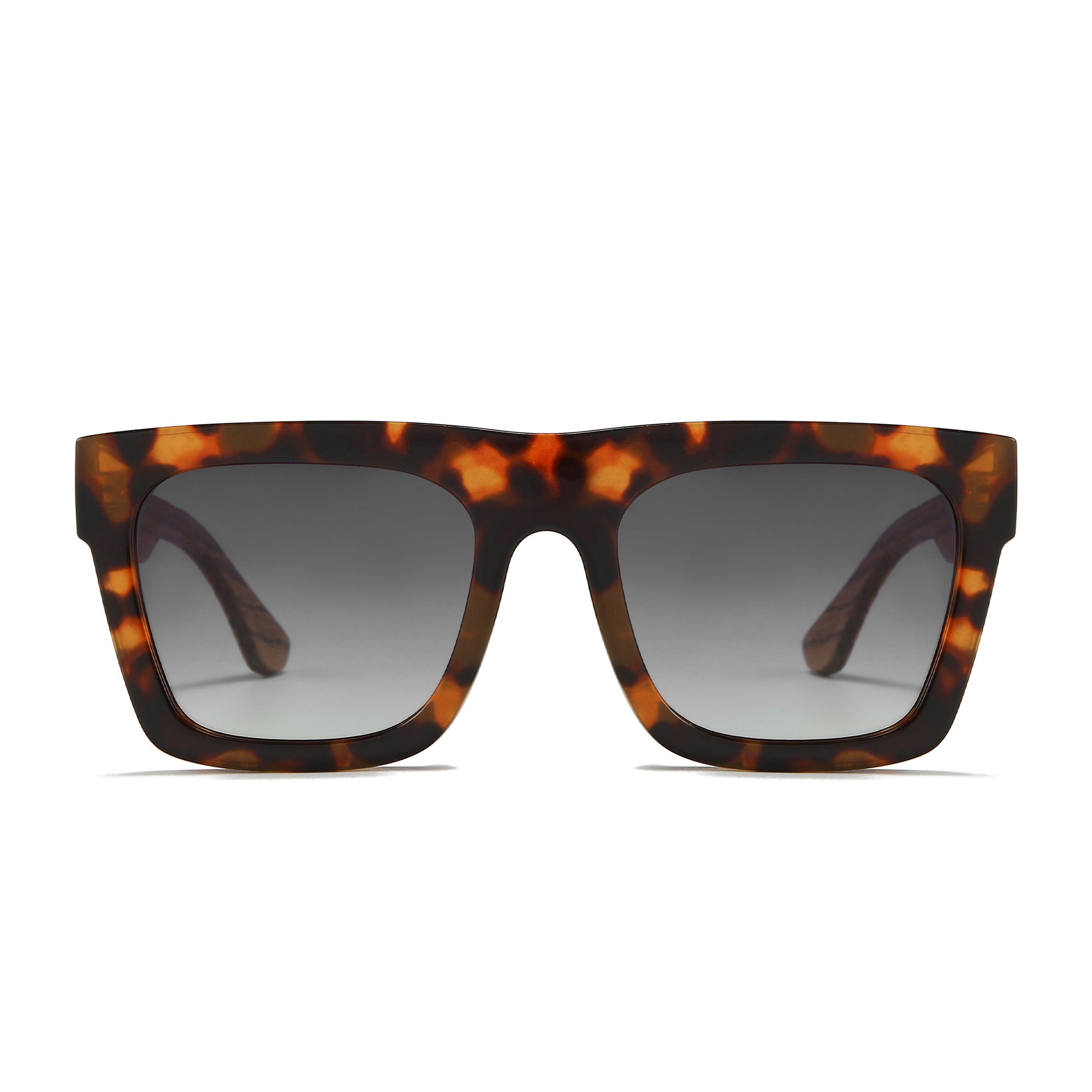 ROCCO TORT l Black Polarised Lens l Walnut Arms - Soek Fashion Eyewear Australia