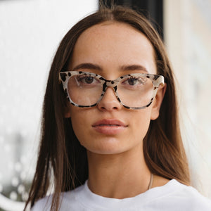 Magnifying Reader l LILA GRACE IVORY - Soek Fashion Eyewear Australia