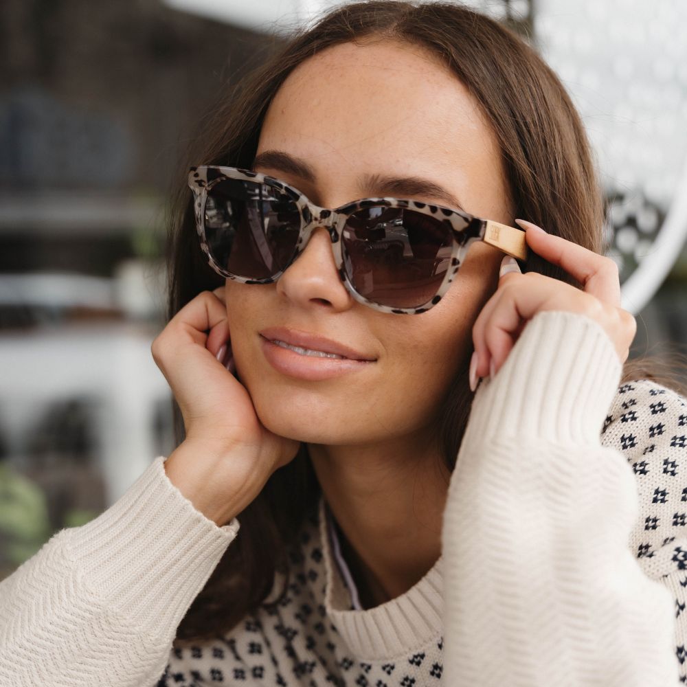 LILA GRACE IVORY TORTOISE l Brown Lens l White Maple Arms - Soek Fashion Eyewear Australia