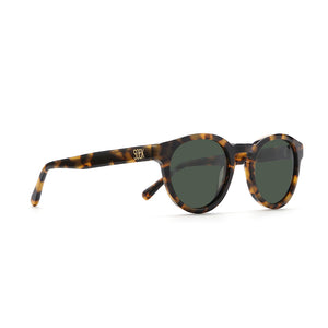 OTIS HONEY TORT - Bio Acetate Ivory Tortoise Frame l Khaki Polarised Lens - Soek Fashion Eyewear Australia