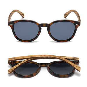 TAINE TORT  Blue Lens l Walnut Arms - Soek Fashion Eyewear Australia