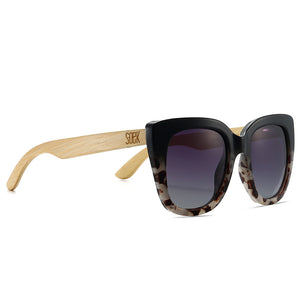 RIVIERA BLACK IVORY TORT  Black Gradient Lens l White Maple Arms - Soek Fashion Eyewear Australia