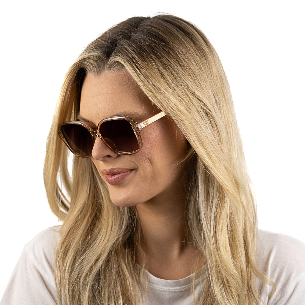 SCARLETT CHAMPAGNE Brown Gradient Lens l Maple Arms - Soek Fashion Eyewear Australia