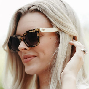 SUNGLASS READER l Zahra Opal Tort l UV 400 Magnifying Lens - Soek Fashion Eyewear Australia